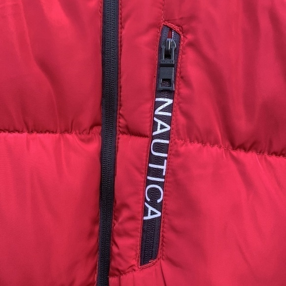 NAUTICA Red Puffer Jacket - Picture 3 of 16